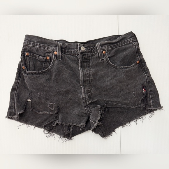 Levi's Pants - Levi's Premium 501 Original Fit High Waist Jean Shorts - 32